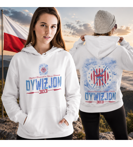 Damska bluza z kapturem DYWIZJON 303